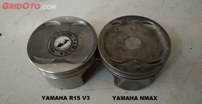 Perbandingan piston Yamaha NMAX dan Yamaha R15 V3