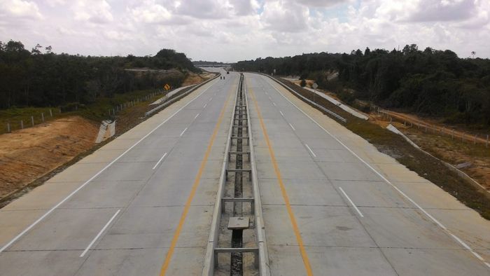 Jalan Tol Balikpapan-Samarinda Diharapkan bisa beroperasi secara fungsional di Desember 2019.