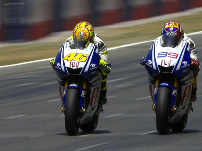 Pertarungan Jorge Lorenzo dan Valentino Rossi di sirkuit Catalunya 2009 menjadi salah satu pertarungan bersejarah bagi keduanya