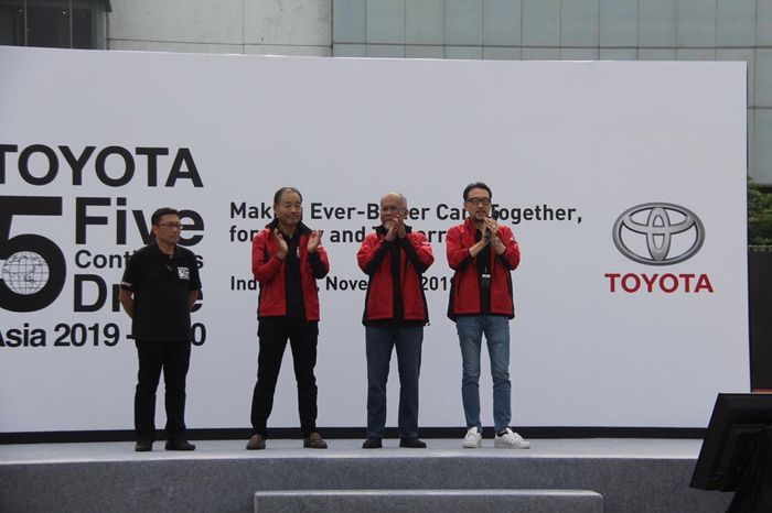 Perwakilan TMC memberikan sambutan dalam opening ceremony di Indonesia 