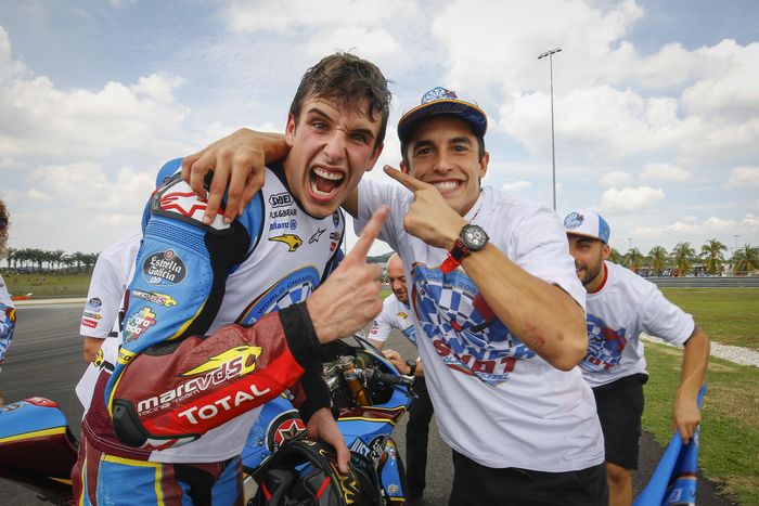 Alex Marquez yang merupakan adik Marc Marquez, menjadi nominasi pembalap terkuat untuk gabung di Repsol Honda 