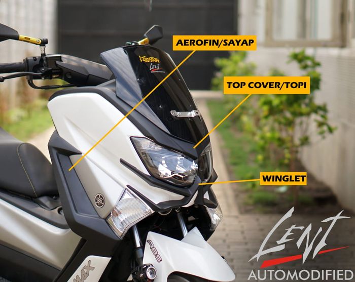 Yamaha NMAX komponen body tambahan