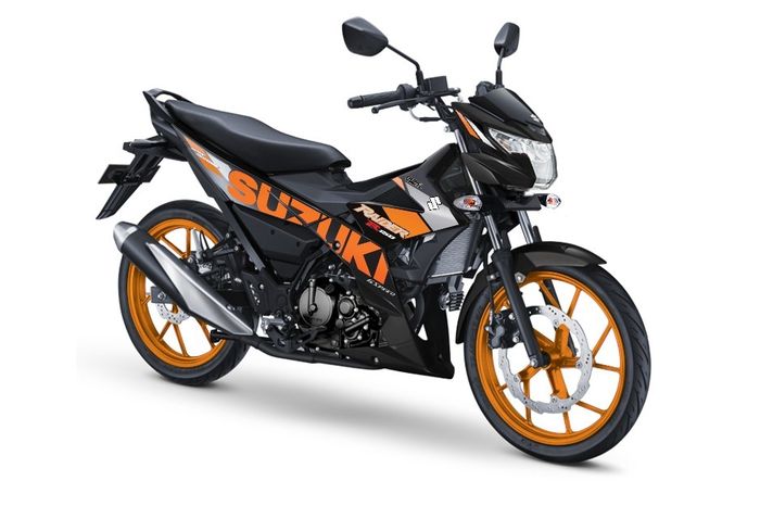 Suzuki Raider R150 Orange hitam