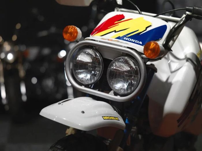 Close up headlamp Monkey Baja Africa ini