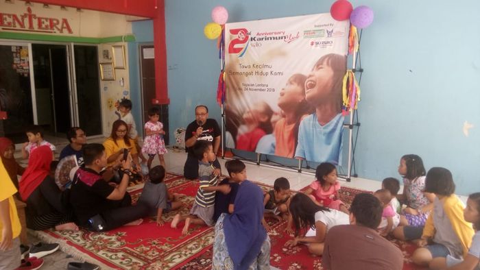 Karimun Club Solo berbagi dengan anak-anak HIV AIDS di Yayasan Lentera Solo