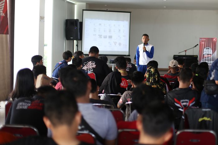 Kegiatan ini bertujuan untuk mempersiapkan komunitas yang akan berangkan ke Honda Bikers Day 2019