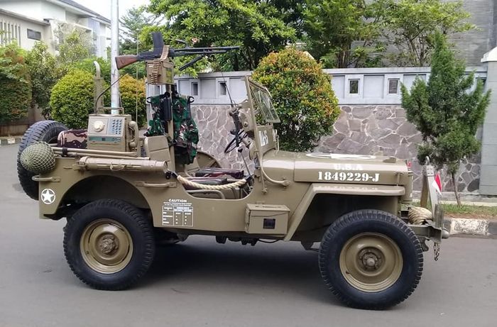 Jeep Willys kondisi istimewa, simpanan