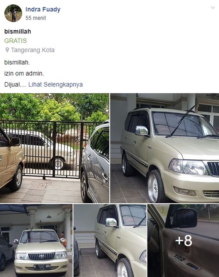 Jualan Toyota Kijang Kapsul bro @Indra Fuady 