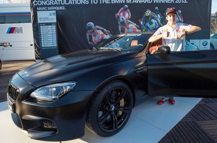 M6 Coupe merupakan mobil pertama BMW M Award dari Marc Marquez