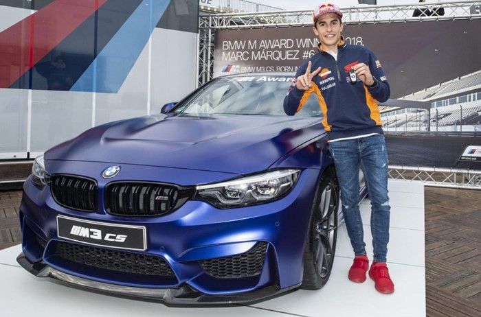 Marc Marquez lagi-lagi meraih mobil M Award kali ini BMW M3 CS