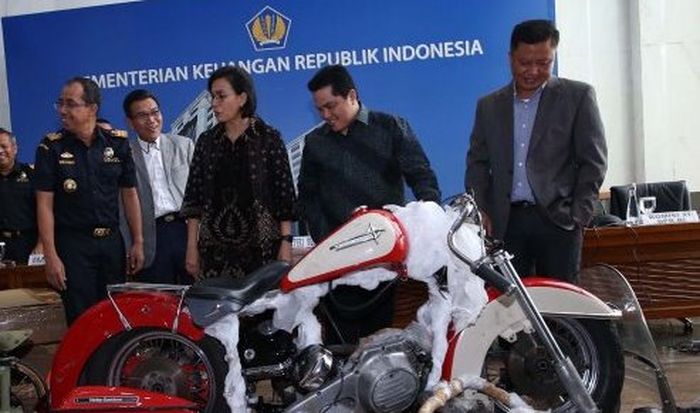 Harley-Davidson yang diselundupkan lewat pesawat Garuda Indonesia baru