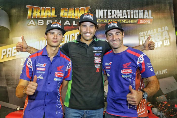 Tiga pembalap Perancis ungkapkan persiapannya sebelum berlaga di Trial Game Asphalt International 2019