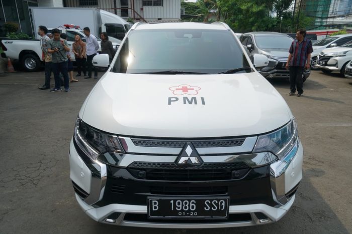 Unit Tanggap Darurat Baru PMI pakai Mitsubishi Outlander PHEV