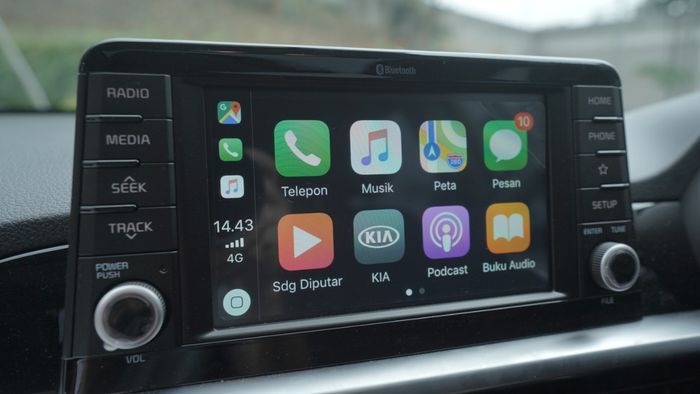 Head unit Kia Picanto GT Line support Apple CarPlay