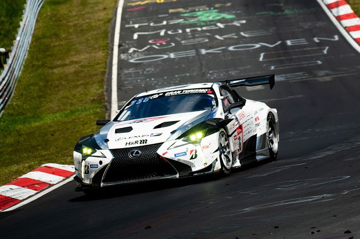 Lexus LC yang digunakan Toyota Gazoo Racing pada N&uuml;rburgring 24 Hours Race 2019