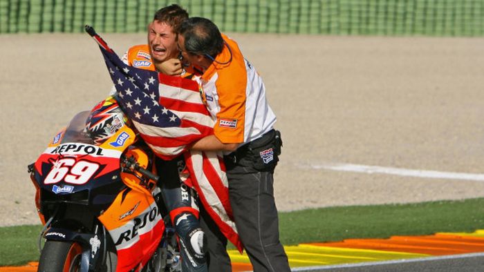 Nicky Hayden saat juara dunia MotoGP di musim 2006