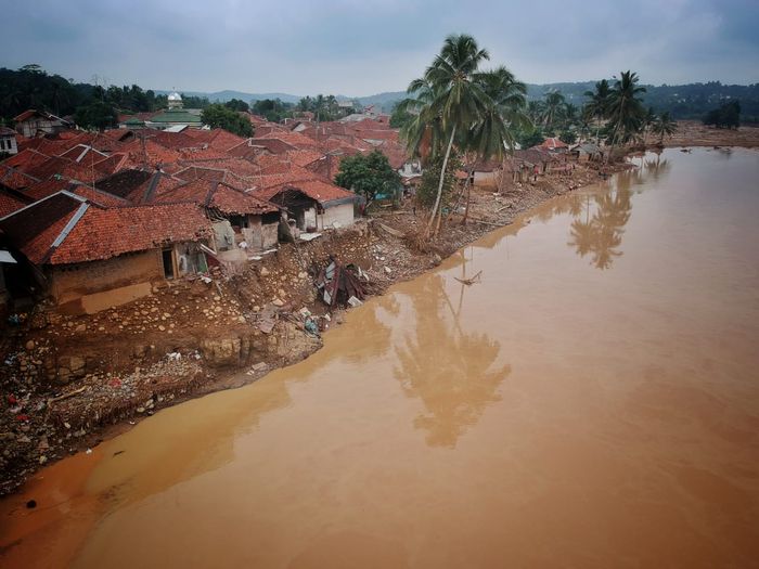 Lokasi yang terkena dampak parah banjir bandang di Lebak, Banten
