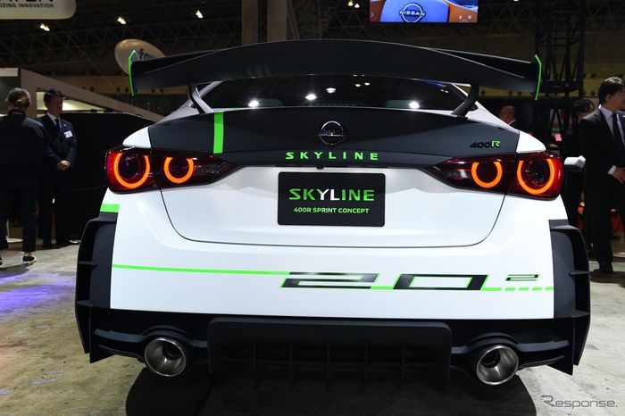 Tampilan belakang Nissan Skyline 400R Sprint Concept