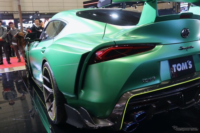 Tampilan belakang Toyota Supra 