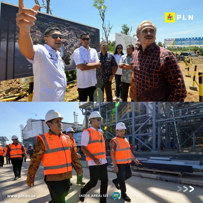 Darmawan Prasodjo, Wakil Direktur Utama PLN menilik infrastruktur penunjang kebutuhan listrik di Sirkuit Mandalika untuk MOtoGP 2021