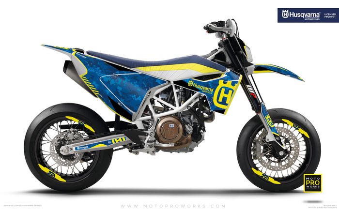 Decal untuk motor Husqvarna