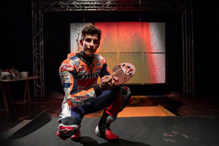 Marc Marquez coba ungkap hasrat tersembunyi yaitu melukis