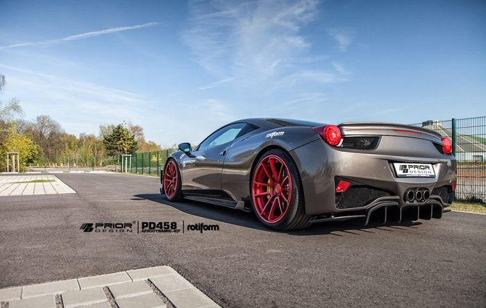 Modifikasi Ferrari 458 Italia hasil Prior Design