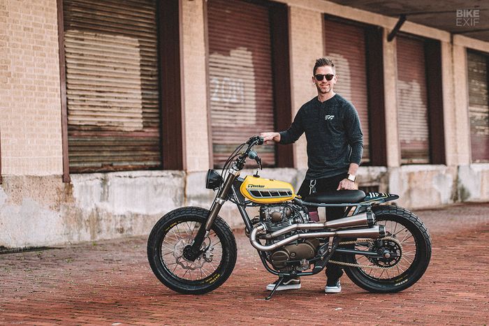 Dan Riley dengan Yamaha XS650 garapannya