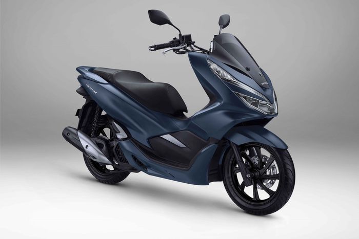 Warna royal matte blue Honda PCX