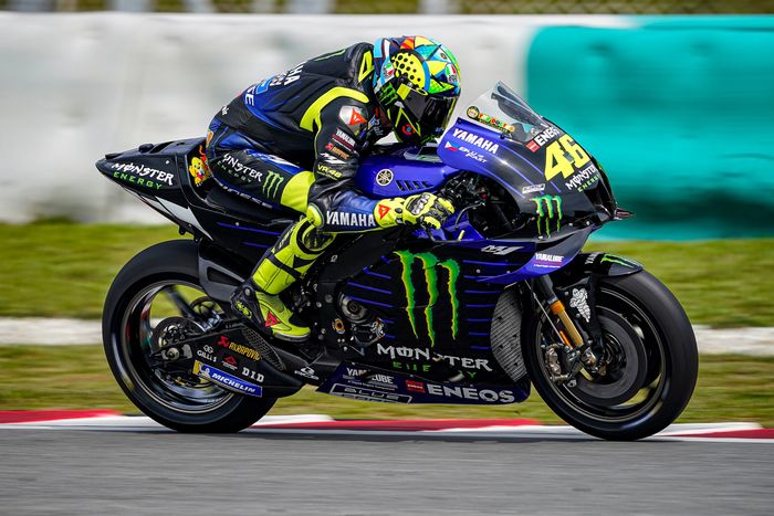 Valentino Rossi cetak bestlap di kisaran 1 menit 58 detik di tes MotoGP Malaysia 2020