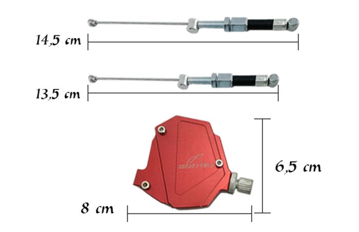 Detail ukuran alat peringan kopling universal dan pilihan sling kabel sambungan