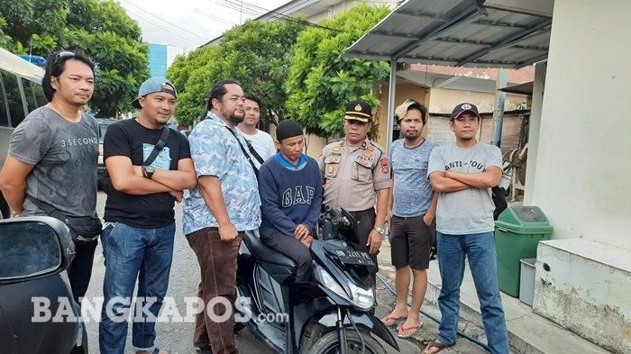Pelaku Deny Riyadi : DR (50), merupakan ASN Disprindag Provinsi Kepulauan Bangka Belitung. (Bangkapos.com/Yuranda)