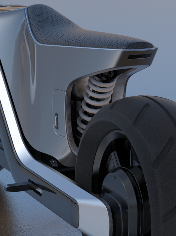 Suspensi belakang bermodel monoshock