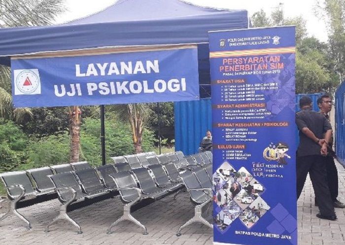 Pemohon SIM C atau SIM A harus lolos psikotes