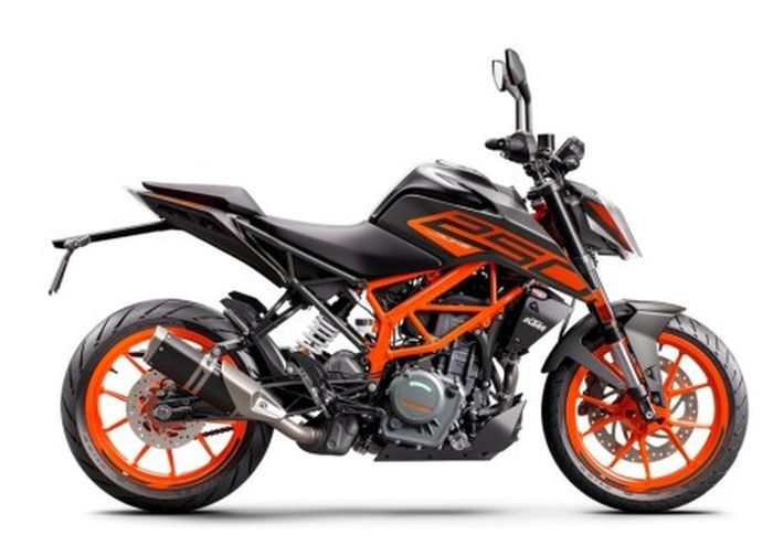 Penampakan KTM Duke 250 2020 warna Dark Galvano