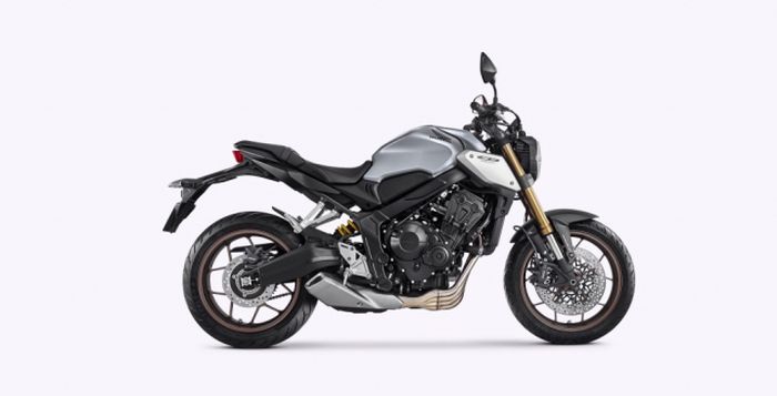 Honda CB650R (abu-abu)