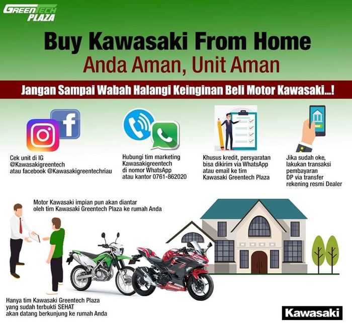 Prosedurnya pembelian dari rumah mudah!