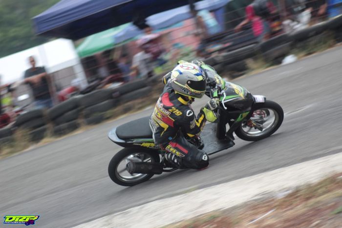 Honda BeAT milik MKM#24 saat dipakai balapan