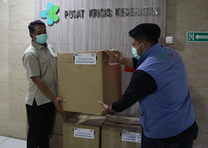 PT Astra International beri sumbngan untuk mencegah penyebaran virus Corona
