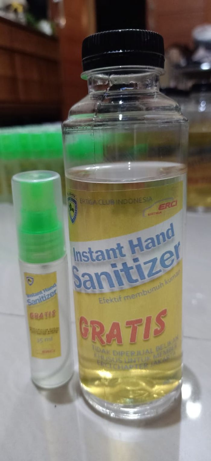 Hand sanitizer ERCI Jakarta