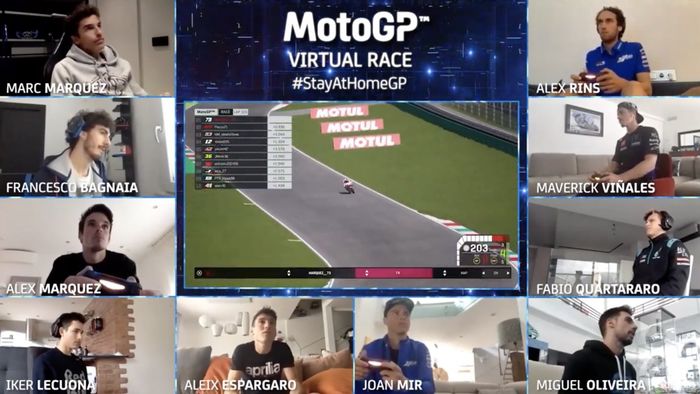 Alex Marquez menang seri pertama balapan virtual MotoGP