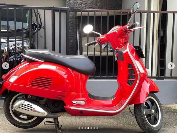 Vespa GTS 150 milik komedian Abdel Achrian dilelang buat bantu penanganan tim medis wabah virus corona