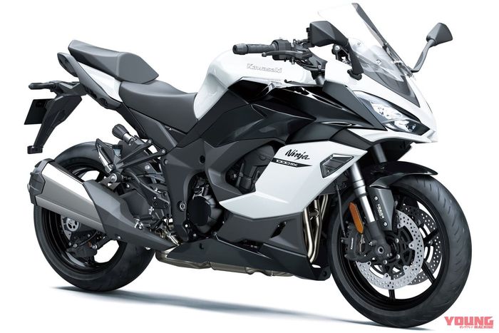 Kawasaki Ninja 1000SX Pearl Blizzard White x Metallic Carbon Grey.