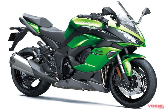 Kawasaki Ninja 1000SX Emerald Blazed Green x Metallic Carbon Grey.