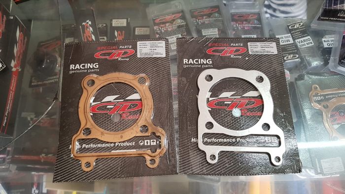 llustrasi paking silinder aftermarket, pakai bahan tembaga dan aluminium