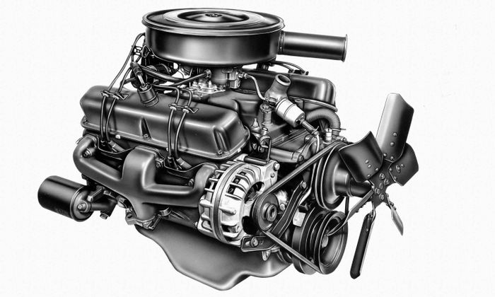 Mesin Dodge Dart 1964