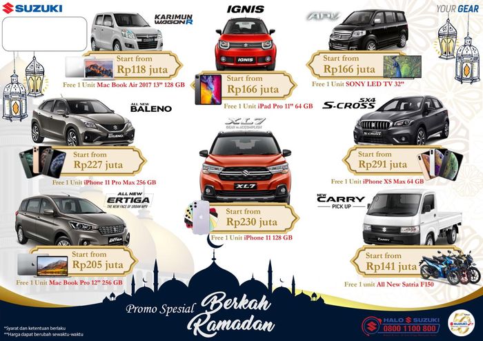 Promo Berkah Ramadan di semua dealer Suzuki