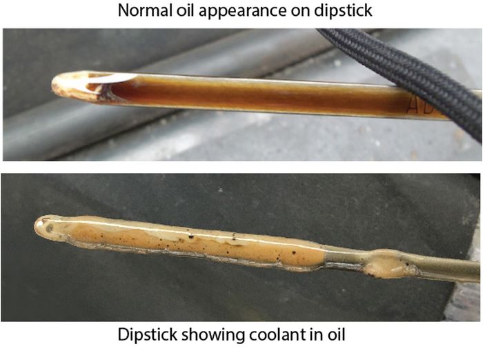 Ilustrasi busa pada oli mesin