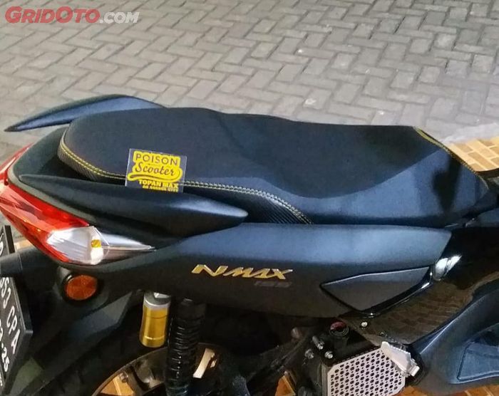 Jok custom untuk Yamaha All New NMAX dari Poison Scooter bisa dibeli langsung atau tukar tambah