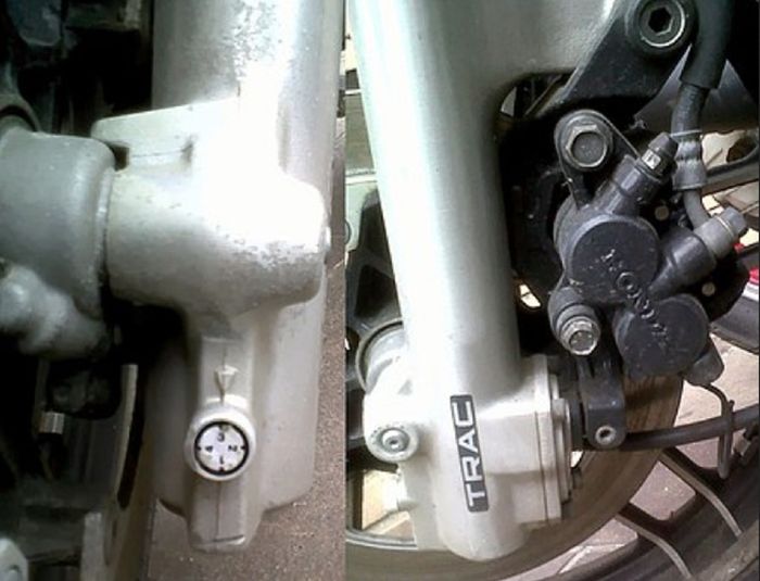 Sistem rem Trac di motor Honda